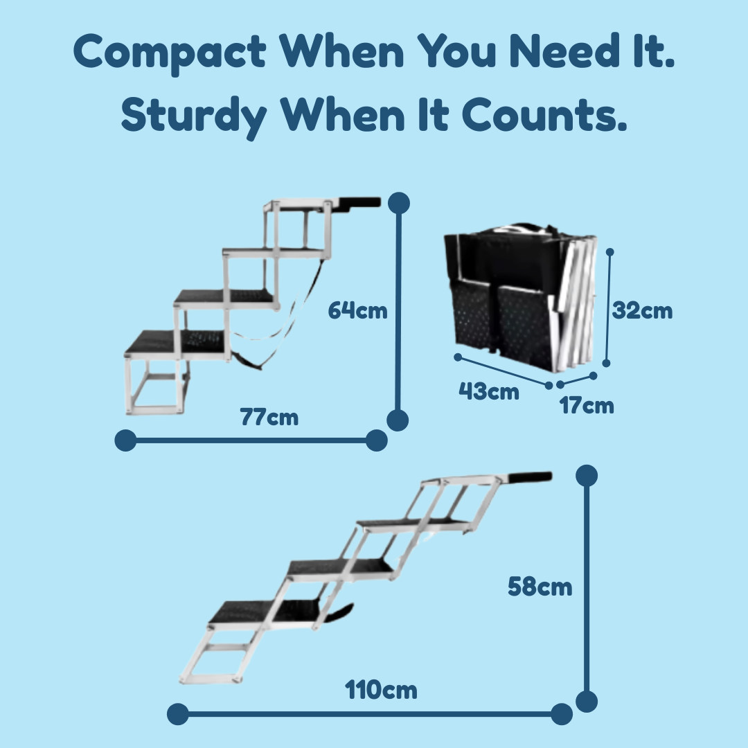 Companion&Co SafeStep Portable Dog Stairs