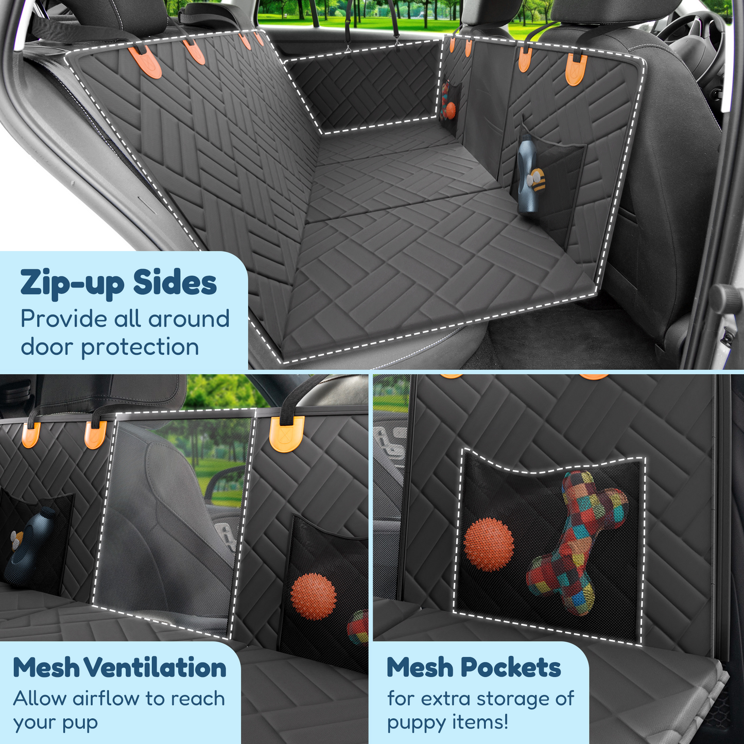 Companion&Co™ Hard Bottom Car Seat Cover
