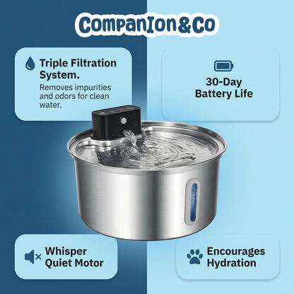 Companion&Co™ Pet Water Fountain